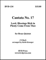 CANTATA NO 17 BRASS QUINTET P.O.D. cover